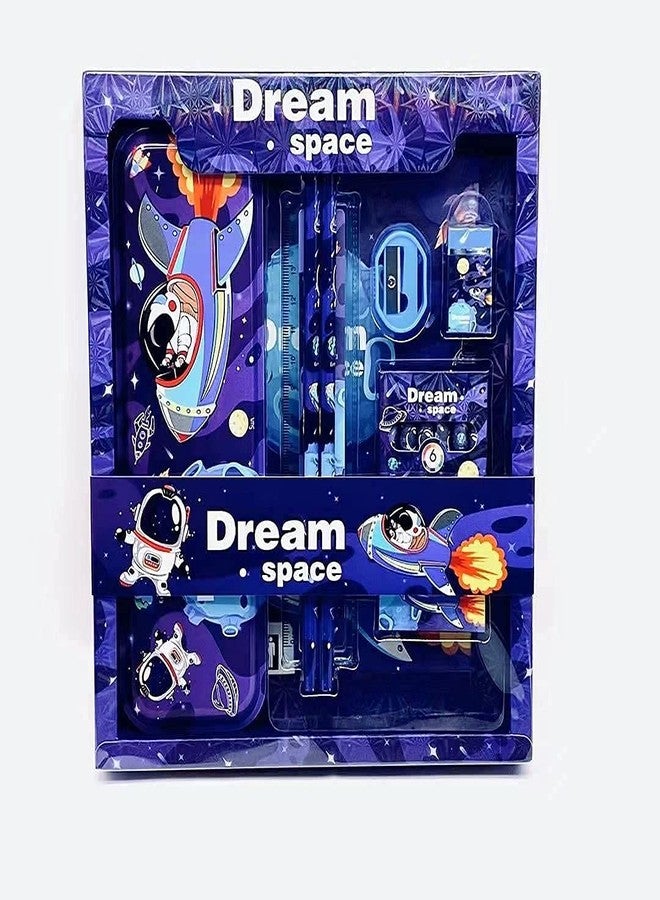 Tera13 TERA 13 Space Theme Stationary Set for Boys (1 Pcs) - Pencil, Eraser, Sharpener for Kids - Return Gifts, Stationary Items, Kit - Image 1
